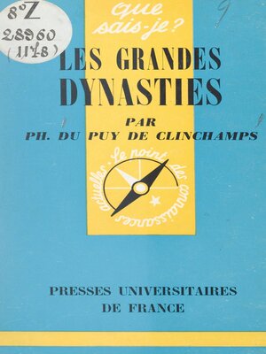 cover image of Les grandes dynasties